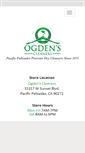 Mobile Screenshot of ogdensdrycleaners.com